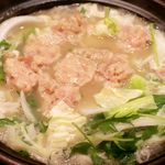 Teppanyakitorikuchibashi - 20190523紀州うめどり むね肉の鶏白湯しゃぶしゃぶ