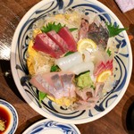 ゆるり - 料理写真:刺し身盛り合わせ