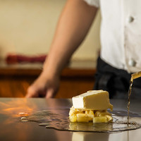 アイスクリームの鉄板焼き