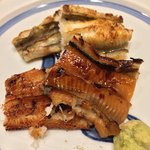 銀座寿司幸本店 - 煮穴子と白焼き