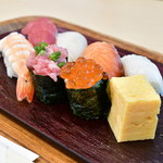 魚がし日本一 - 料理写真:魚がしにぎり@1,280円