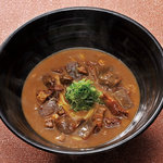Beef tendon curry udon