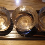 酒処 京町茶屋 - 利き酒セット