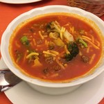 Renato al Ghetto - あまりに美味しいのでプリミもトマト（笑）　トマトプープスパゲッティですね