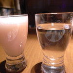 みちのく山形のどぶろく　ピンどぶ、錦梅　酒屋女房の盗み酒