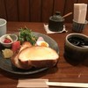じょっぴんや - 料理写真:カレー（ランチタイムのみ）の時間には早かったので、モーニングをセットしていただきました（２０１９．５．２４）