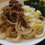 手打ちうどん ろくでなし - 肉つけうどん1.5玉