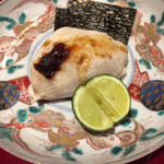 銀座 しのはら - 虎河豚白子焼き