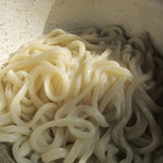 さぬきうどん 黒松 - 麺のアップ
