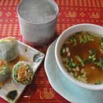 ナムタイ - 春巻き＆スープ