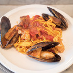 Pici  - 前菜、メインのパスタ、デザートかカフェのセット148HKD　+10HKDのTagliatelle Di Mare ムール貝以外は美味かった