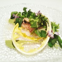 クリマ ディ トスカーナ - 高知県産アマゴ　シエナ風　葉桜の香り　フランス　キャヴィア