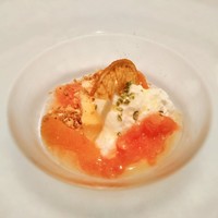 クリマ ディ トスカーナ - 愛媛県産ブラッドオレンジ　マスカルポーネクリーム　実山椒　ナッツミスト