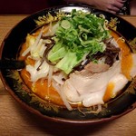 博多 天神 - 野菜味噌ラーメン