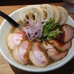 らーめん専門 和心 武庫之荘店 - 煮干しブラックチャーシュー車麩３個追加￥1130