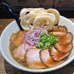 らーめん専門 和心 武庫之荘店 - 追いがつおチャーシュー車麩3個追加￥1130