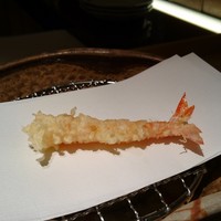 天ぷら 銀座おのでら 並木通り店 - 海老1匹目