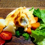 神田 まる牛 second - ラクレットチーズの温野菜添え