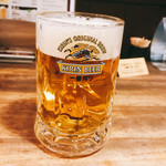 Sumibi Horumon Shin - 生ビール