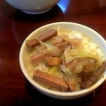 刀削麺・火鍋・西安料理 XI’AN - チャーシューのせご飯