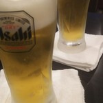 Chinka Saibou - セット生ビール。