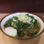 そばの神田 東一屋 - アサソバビンボー！  
      朝そば＋春菊天！ 