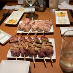 Yakitori Brochette - せせりと合鴨