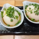 居酒屋 楽が気 - 匠の自家製 半熟煮玉子  390円 