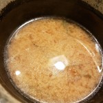 海鮮炭焼処とら太 - いつかのお通し あら汁