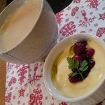 空色カフェ - 赤いクリスマスランチ(イタリア風)ティラミス