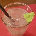 ビーダブリュー カフェ - わさびサワー