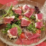 ビーダブリュー カフェ - 紅茶鴨のカルパッチョ