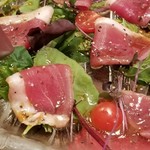 ビーダブリュー カフェ - 紅茶鴨のカルパッチョ