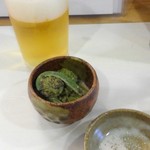 穴子料理と地酒 浅草 川井 - お投資はこごみ