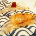 鮓 きずな - カレイの肝醤油＆ぽん酢ジュレ