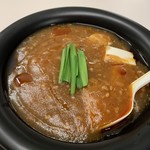 担々麺 にし森 - 麻婆豆腐 500円。