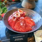 アトモス･イタリアンダイニング - グランマニエのストロベリーババ