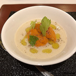 カーサ・デル・チーボ - 車海老のﾌﾗﾝにﾊﾞﾌﾝ海胆