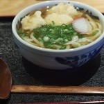 さぬきうどん　ゆう庵 - かけ＋とり天