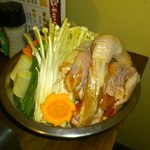 Toridamashii Torifuku - 鳥福鍋？の一人前、これとお豆腐付いてました