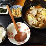 相撲食堂 ちゃんこちゃん - 冷やしカレーちゃんこ定食（950円）