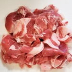 肉の鳥善 - 豚コマ