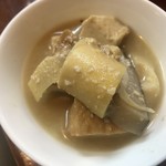 七番地 - お通し／孟宗汁