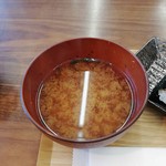 米家きゅうさん - 越後一味噌使用のお味噌汁がまた旨い!!