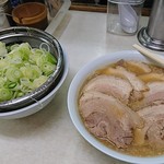 ホープ軒 - 入れ放題のネギ＆チャーシュー麺脂すくなめ