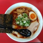 らぁ麺屋 武市商店 - 真上から