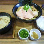 麺屋さくら - 濃厚つけ麺全部のせ 1.5玉　@1080円