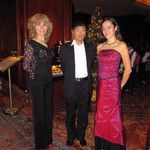 ザ ロビーラウンジ - 左：Viola Popovicsさん (ピアノ)／右：Agnes Demeterさん (チェロ)