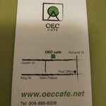 OEC cafe - 名刺