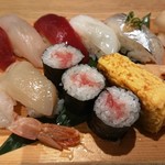 Tsukiji Sushi Iwa - 江戸前にぎり寿司：アップ